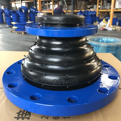 Tee Bellow Epdm Goma Expansion Joint / Double Sphere Goma Expansion Joint cho phương tiện truyền thông nước
