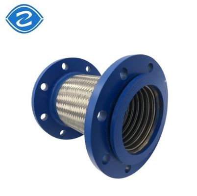 Hóa chất chống ăn mòn khí bù 304 SS dây chuyền kim loại trâu linh hoạt với phẳng PTFE