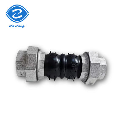10mm 15mm Equal Head Double Sphere Rubber Expansion Joint cho axit yếu