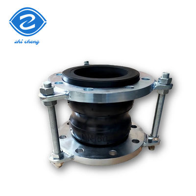 Twin Sphere Goma Expansion Joint For Water Media Limit Tie Rods Pressure Booster Rings (Đối nối mở rộng cao su hình cầu đôi cho môi trường nước)