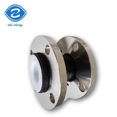 Mã đầu tròn Ss304 Flange Connection Chemical Pipeline Epdm Ptfe Linered Rubber Expansion Joint