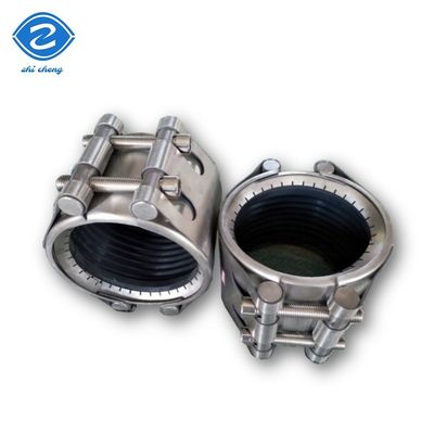 304 Stainless Steel Gear Ring EPDM Sealed Pipe Connector Quick-Install Gear Ring Pipe Connectors Do Not Require Welding High-Pressure Gear Ring Type Pipeline Leak Sealing Device For Pressure Repair (Thiết bị niêm phong rò rỉ đường ống để sửa chữa áp suất)