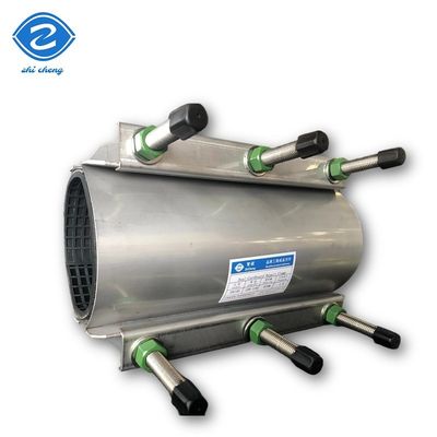 Stainless Steel Plate Double Clip Pipe Repair Clamp Acid And Alkali Resistant Corrosion-proof Pipe Leak Sealing Device Repair of Leaks at Cast Iron / PE Pipe Joints