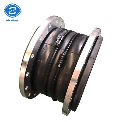 SS304 Flange Double Sphere Rubber Expansion Joint với phạm vi DN25-DN2000 cho kết nối ống linh hoạt