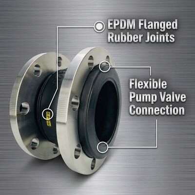 Ss304 Flange Type EPDM Expansion Rubber Flexible Joint (Đối nối linh hoạt bằng cao su)